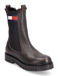 Tjw Warmlined Chelsea Boot Shoes Chelsea Boots Brown Tommy Hilfiger