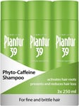 Plantur 39 Caffeine Shampoo Prevents and Reduces Hair Loss 3X 250Ml | for Fine B