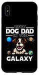 Coque pour iPhone XS Max Best Dog Dad In The Galaxy Brittany Dog Puppy Dogs Lovers