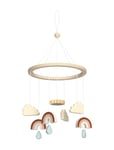 Wooden Rainbow Cot Mobile, Fsc 100 % Baby & Maternity Baby Sleep Mobile Clouds Multi/patterned Cam Cam Copenhagen