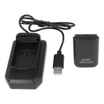 Vhbw Batterie Compatible Avec Microsoft Xbox 360 Manette (4800mah, 2,4v, Nimh) - Chargeur Inclus Noir