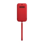 Apple läderfodral med MagSafe till iPhone 12 Pro Max, (PRODUCT)RED