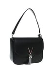 Valentino by Mario Valentino Women's Divina Shoulder Bag, Black (Nero), 8x17x23 cm (W x H x L)
