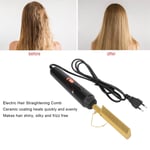 Hot Comb Electric Hair Straightener 2 In 1 Hair Straightening Comb For Wet SG5