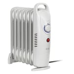 Electric Oil Heater Radiator Portable 800W 7 Fins Automatic Temperature Control