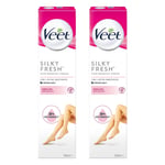 Veet Silk and Fresh Hair Removal Cream 200ml For Normal Skin, Silky Fresh x 2