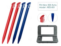 4 x Red Blue Plastic Pens Pen Stylus for Nintendo - ̗̀new ̖́ 3DS XL/LL 2015+