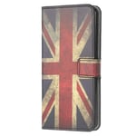 Nokia 2.4 Phone Case Flip, Shockproof Soft PU Leather Wallet Phone Cover TPU Bumper Folio with Card Slots ID Holder Money Pouch Magnetic Stand Protective Case Shell for Nokia 2.4, UK Flag