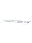 Magic Keyboard with Touch ID and Numeric Keypad - Tastatur - Portugisisk - Hvid