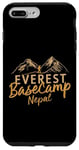 Coque pour iPhone 7 Plus/8 Plus Everest Basecamp Népal Mountain Lover Hiker Saying Everest