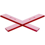 New Mags-Assouline Bogstativ 12 x 33 cm, Rødt