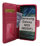 New Standcase Wallet Samsung Galaxy M20 (M205F) (Hotpink)