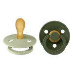 BIBS - Pacifier Colour 2 PACK - Sage/Hunter Green - Size 2
