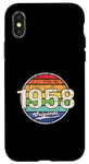 iPhone X/XS Classic 1958 Year Original Retro Vintage Birthday Est 1958 Case