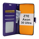 billigamobilskydd.se Crazy Horse Wallet ZTE Axon 30 Ultra 5G (Lila) 40868
