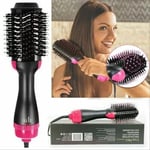 3in1 Hot Air Dryer Brush Electric Hair Straightener Curler Styler Comb Volumizer