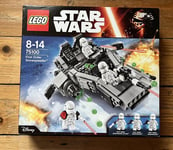 Brand New & Sealed LEGO Star Wars 75100 First Order Snowspeeder Free UK Post