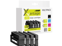 Xvantage Ink Combo Pack ersätter HP 963XL (3JA30AE, 3JA27AE, 3JA28AE, 3JA29AE) Kompatibel förpackning med 4 svart, cyan, magenta, gul 1766,4085 1766,4085