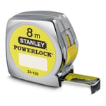 Stanley Mètre-ruban de poche PowerLock® L. 8 m l. bande 25 mm mm/cm EG II plastique S