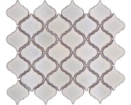 Mosaik keramik marrakech florentiner vit blank 29,3x24,5 cm CLP 5AW