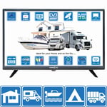 19" 12V / 240V HD LED Freeview TV MOTORHOME CARAVAN BOAT TRUCK VAN USB PVR