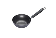 KitchenCraft World of Flavours Oriental Carbon Steel 20cm Non-Stick Wok