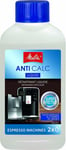 MELITTA ESPRESSO COFFEE MACHINE ANTI CALC DESCALER DECALCIFIER CLEANER 250ML 