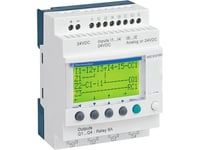 Zelio Logic Sr2 Kompakt Smart Relä/Programmerbar Styrenhet 12 I/Os, 24 V Dc, Med Lcd-Skärm