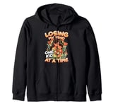 Losing My Mind One Kid at a Time - Mother's Day Humor Zip Hoodie