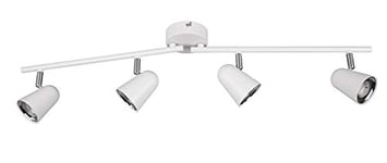 Reality Leuchten R82124131 Poutre Spot, Plastique, 3.5 W, Blanc Mat