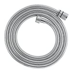 GROHE VitalioFlex Metal Long-Life TwistStop - Shower Hose 1.75 m (Tensile Strength 50 kg, Pressure Resistance Up to 16 Bar, Heat Resistance 75°C, Universal Connection G 1/2" x 1/2"), Chrome, 22100000