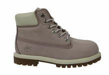 Timberland Premium 6 inch Kids Purple Nubuck Waterproof Boot Size UK 9.5 EUR 27