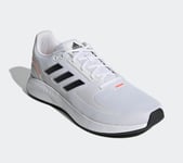 adidas Run Falcon 2.0 Womens UK 6.5 White Black Red Mesh Running Shoes Trainers