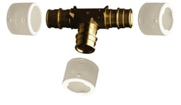 Uponor 1870256 T-rör till koppling 15 x 15 x 15 mm