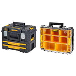 DEWALT DWST83395-1 Suitcase, Black and Yellow & TSTAK™ Watersealed Organiser