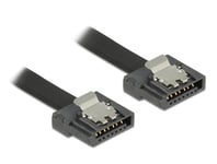DELOCK – SATA 6 Gb/s Cable 30 cm black FLEXI (83840)