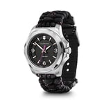 Victorinox I.N.O.X. V Women's Swiss Made Watch with Black Dial & Black Paracord Strap 241918