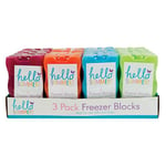 Freezer Blocks - 3 Pack - Ideal for Picnics, Cool Bags, Travel Bags, Holiday