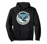High Soaring Eagle Majestic Flight design for Birdwatchers Pullover Hoodie