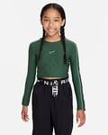 Nike Sportswear Older Kids' (Girls') Long-Sleeve Cropped Top