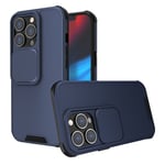 Shockproof Deksel med kamerabeskyttelse til iPhone 13 Pro - Blå