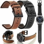 Samsung Gear S3 Classic S3 Frontier klockarmband, svart för Galaxy Watch 46 mm, unisex