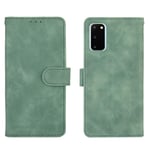 HDOMI Samsung Galaxy S20 FE/S20 Fan Edition/S20 Lite Case,High Grade Leather Wallet whith [Card Slots] Flip Cover for Samsung Galaxy S20 FE/S20 Fan Edition/S20 Lite (Green)