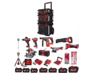 Pack complet de 10 outils M18 FPP10A-127P MILWAUKEE + 7 batteries + 2 chargeurs + Trolley - 4933479263