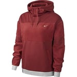 NIKE Icon CLSH Fleece PO HD Hooded Pullover - Cedar/Metallic Gold, Small