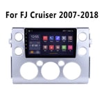 9 Pouces Android Car Stereo Radio Player Autoradio, avec Bluetooth WiFi Dsp - pour Toyota FJ Cruiser 2007-2018, Navigation GPS multimédia numérique