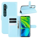Xiaomi Mi Note 10 / Pro PU Wallet Case Light Blue