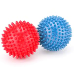 TOMYEER 8cm Soft Spiky Massage Ball Trigger Point Therapy Reflexology Stress Relief Exercise Balls, Random Color