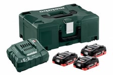 Metabo Batteri Basic-sett 18V LiHD 4 Ah + MetaLoc koffert