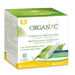 Organyc Compact Applicator Tampons (Regular) - 16 Pack